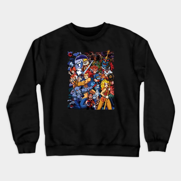 Thundercats X Pilgrim Crewneck Sweatshirt by Jc Jows